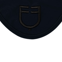 Touca anti-moscas em tecido técnico com logotipo Equestro Marinho / preto Azul