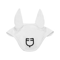 Touca anti-moscas em tecido técnico White Line Edition Equestro Branco