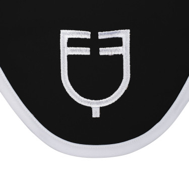 Touca anti-moscas em tecido técnico White Line Edition Equestro Preto