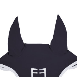 Touca anti-moscas em tecido técnico White Line Edition Equestro Marinho Azul-marinho