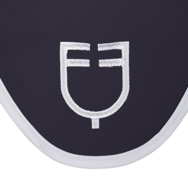 Touca anti-moscas em tecido técnico White Line Edition Equestro Marinho Azul-marinho