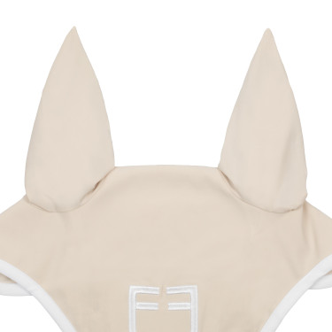Touca anti-moscas em tecido técnico White Line Edition Equestro Touca anti-moscas em tecido técnico White Line Edition Equestro