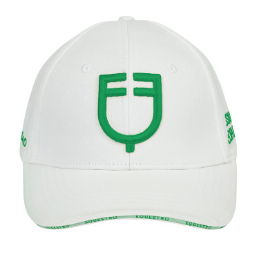 Boné unissex da nova coleção Equestro Branco / verde