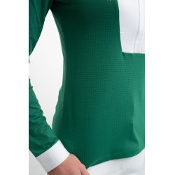 Polo de competição Harcour Prague feminino Verde esmeralda Polo de competição Harcour Prague feminino Verde esmeralda