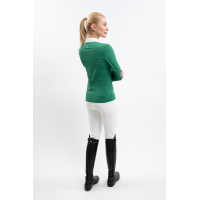 Polo de competição Harcour Prague feminino Verde esmeralda