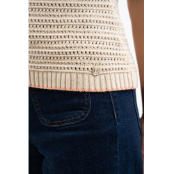 Polo Harcour Pony feminino Linho Bege