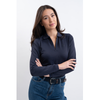 Polo técnico Harcour Pepite feminino Marinho Azul-marinho