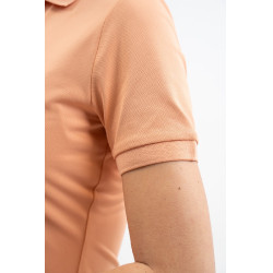 Polo técnico Harcour Popsy feminino Damásco Laranja
