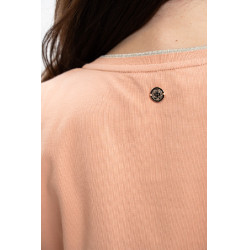 Camiseta Harcour Taraza feminina Damásco Laranja Camiseta Harcour Taraza feminina Damásco Laranja