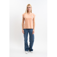 Camiseta Harcour Tchaka feminina Damásco Laranja Camiseta Harcour Tchaka feminina Damásco Laranja