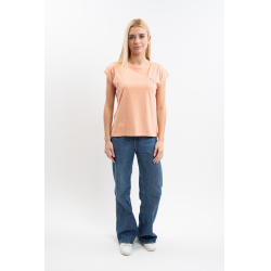 Camiseta Harcour Tchaka feminina Damásco Laranja Camiseta Harcour Tchaka feminina Damásco Laranja