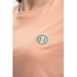 Camiseta Harcour Tchaka feminina Damásco Laranja Camiseta Harcour Tchaka feminina Damásco Laranja