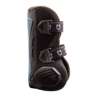 Polainas de neoprene com fecho rápido Equestro Castanho
