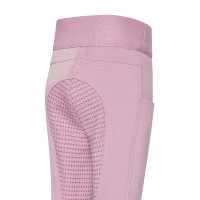 Legging de equitação infantil Imperial Riding Tessy Light Pedra-da-lua Laranja