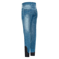 Legging de equitação Imperial Riding Donny infantil Denim azul claro