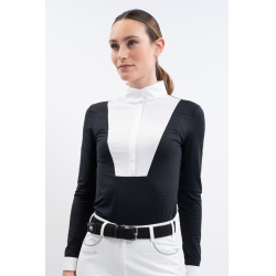 Polo de competição Harcour Coco feminino Preto