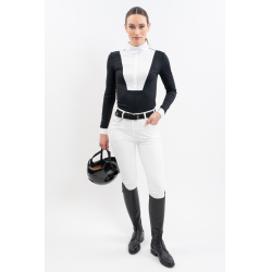 Polo de competição Harcour Coco feminino Preto