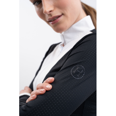 Polo de competição Harcour Coco feminino Preto
