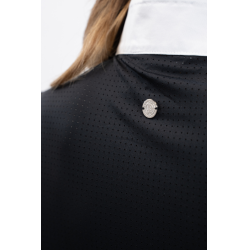 Polo de competição Harcour Coco feminino Preto