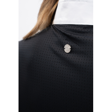 Polo de competição Harcour Coco feminino Preto
