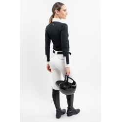 Polo de competição Harcour Coco feminino Preto