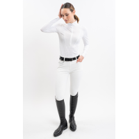 Polo de competição Harcour Coco feminino Azul aço