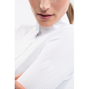 Polo de competição Harcour Coco feminino Branco