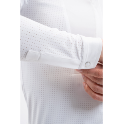 Polo de competição Harcour Coco feminino Branco