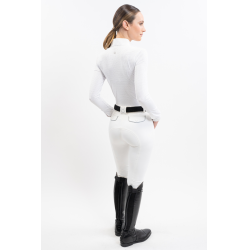 Polo de competição Harcour Coco feminino Branco