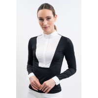 Polo de competição Harcour Stella feminino Preto