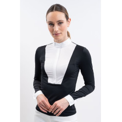 Polo de competição Harcour Stella feminino Preto