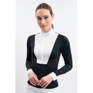 Polo de competição Harcour Stella feminino Preto