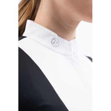 Polo de competição Harcour Stella feminino Preto