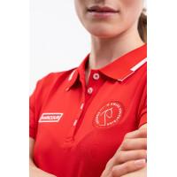 Polo Harcour Douve feminino Swiss Equestrian Friends Vermelho