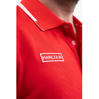 Polo Harcour Dranse homem Swiss Equestrian Friends Vermelho
