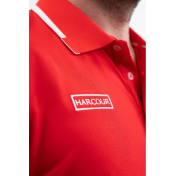 Polo Harcour Dranse homem Swiss Equestrian Friends Vermelho