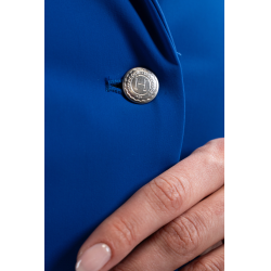 Casaco de competição Harcour Aura feminino Azul elétrico