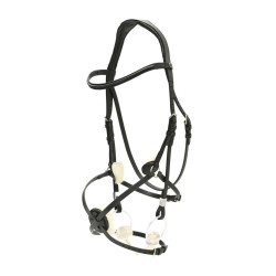 Bridon Stübben Pro-Jump com Slide&Lock Preto / preto Bridon Stübben Pro-Jump com Slide&Lock Preto / preto