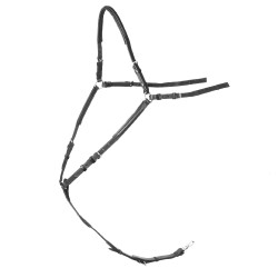 Peitoral Stübben SideFit com forquilha removível e ajustável Preto / preto