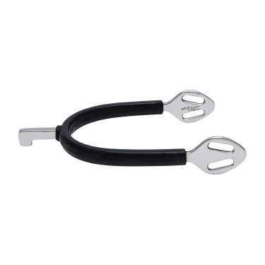 Esporas Stübben 1149 Fine Line aço inoxidável com revestimento de borracha