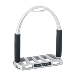 Estribo Stübben 1208 Flexi-Grip aço inoxidável fosco