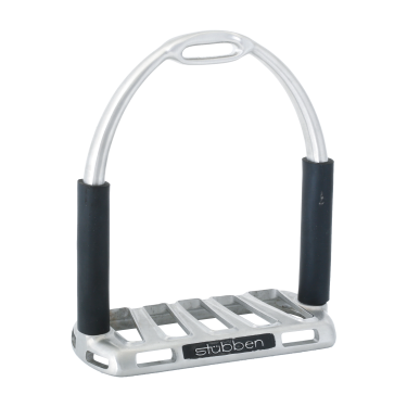 Estribo Stübben 1208 Flexi-Grip aço inoxidável fosco