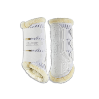 Guêtres de treino Stübben Airflow com lã sintética Branco