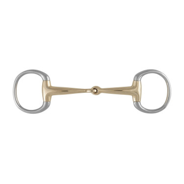 Bocal de bridão Stübben 2238 para equitação, 12 mm