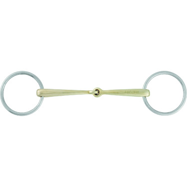 Mors de bridão Stübben 2296 canhão 12 mm
