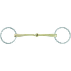 Mors de bridão Stübben 2296 canhão 12 mm