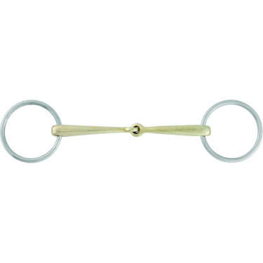 Mors de bridão Stübben 2296 canhão 12 mm