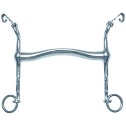 Mors de bridão Stübben 2490 Fine Line canhão 16 mm