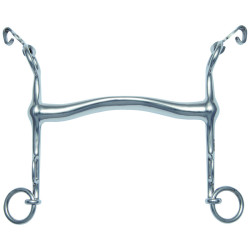 Mors de bridão Stübben 2490 Fine Line canhão 16 mm