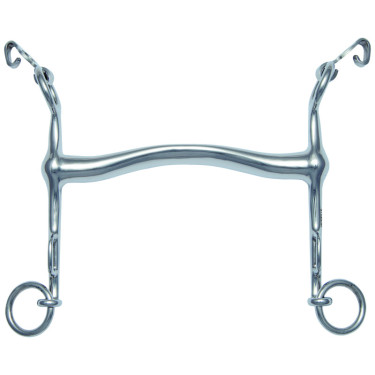 Mors de bridão Stübben 2490 Fine Line canhão 16 mm